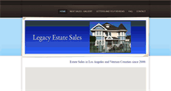 Desktop Screenshot of legacyestatesales.com